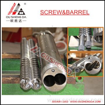 extruder Bimetallic Parallel Twin Screw Cylinder/Barrel for PP Granule